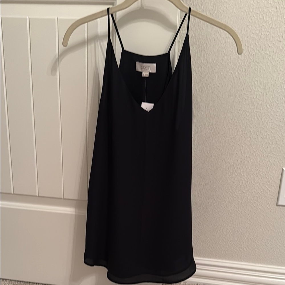 LOFT Black Camisole Top